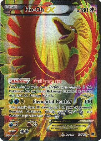Ho-Oh EX 121/122 FULL ART - Pokemon XY Breakpoint Card