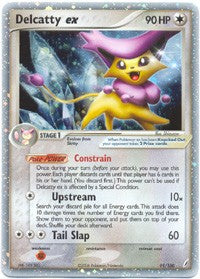 Pokemon EX Crystal Guardians Ultra Rare Card - Delcatty ex 91/100