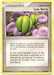 Pokemon EX Emerald Uncommon Card - Lum Berry 78/106