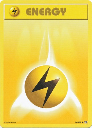 Lightning Energy 94/108 Common - Pokemon XY Evolutions Single Card