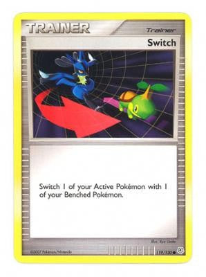 Pokemon Diamond & Pearl Common Card - Switch 119/130
