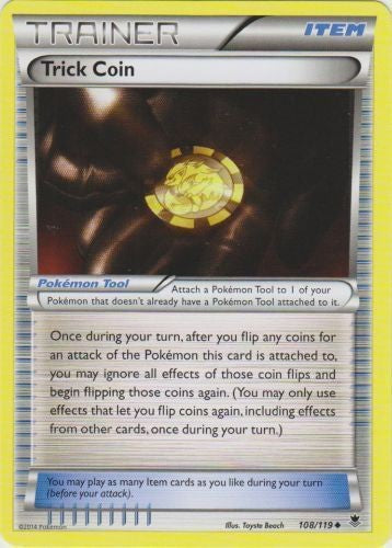 Trick Coin 108/119 - Trainer Pokemon XY Phantom Forces Card