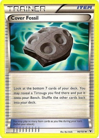 Pokemon Noble Victories Uncommon Trainer Card - Cover Fossil 90/101