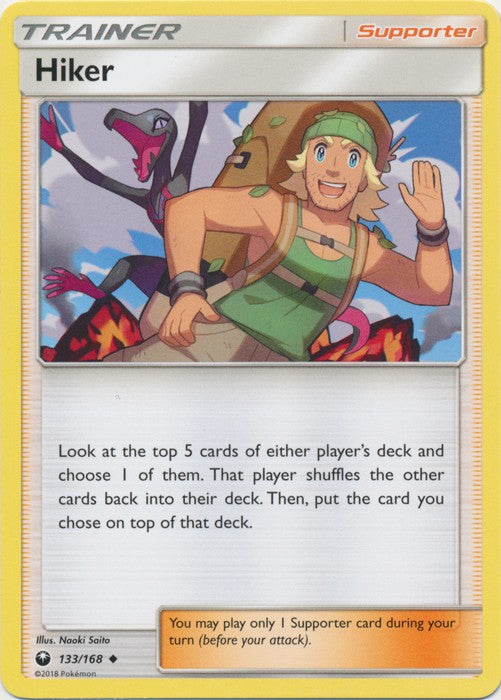 Hiker 133/168 Uncommon - Celestial Storm SM7 Pokemon Card