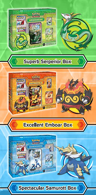 Pokemon Evolution Starter Box Set (Set Of 3 Starter Boxes)