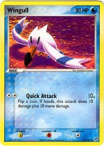 Pokemon EX Deoxys Common Card - Wingull 81/107