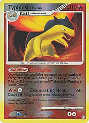Pokemon Diamond & Pearl Mysterious Tresures -Typhlosion (Reverse Holofoil)
