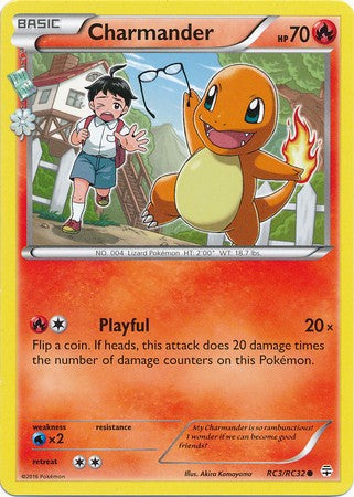 Charmander RC3/RC32 Common - Pokemon Generations Card