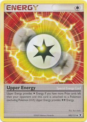 Pokemon Platinum Rising Rivals Single Card Uncommon Upper Energy 102/111