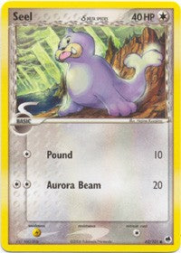 Pokemon EX Dragon Frontiers - Seel Card