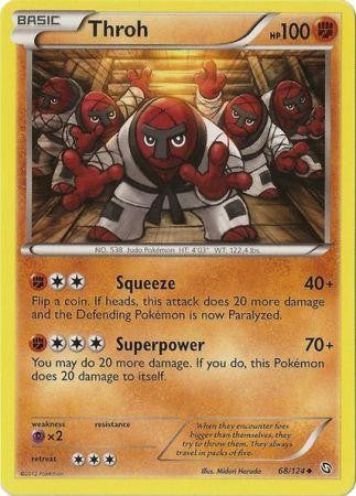 Throh 68/124 - Pokemon Dragons Exalted Uncommon Card
