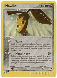 Pokemon Sandstorm Holo Rare Card - Mawile 9/100