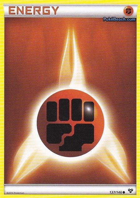 Fighting Energy 137/146 - Pokemon XY Common Card