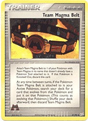 EX Aqua vs Magma - Team Magma Belt