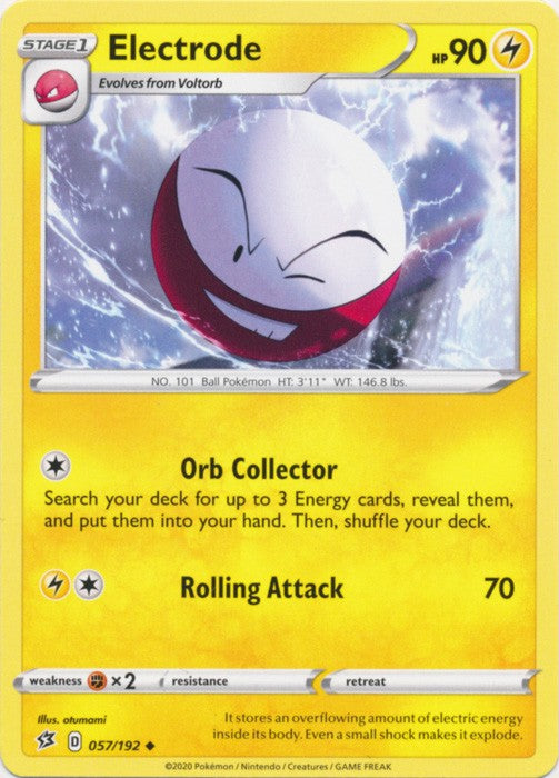 Electrode - 057/192 Pokemon » SWSH Rebel Clash Uncommon