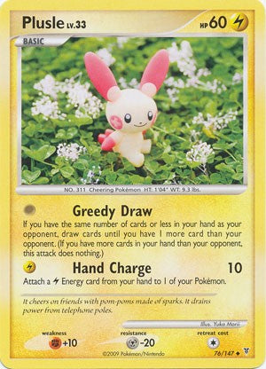 Pokemon Supreme Victors Uncommon Card - Plusle 76/147