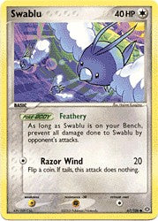 Pokemon EX Emerald Common Card - Swablu 67/106