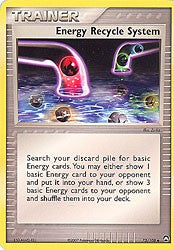 Pokemon EX Power Keepers Uncommon Card - Energy Recycle System 73/108