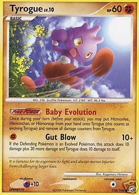 Pokemon Legends Awakened Common Card - Tyrogue 126/146