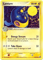 Pokemon EX Unseen Forces Uncommon Card - Lanturn 40/115