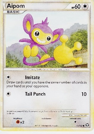 Pokemon Card HS Triumphant Aipom Common 55/102