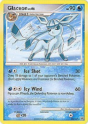 Pokemon Diamond and Pearl Majestic Dawn- Glaceon(Rare)