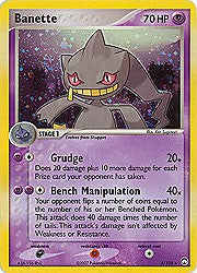 Pokemon EX Power Keepers Holo Rare Card - Banette 4/108