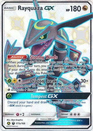 Rayquaza GX - 177a/168 - Promo Pokemon Sun & Moon Promos