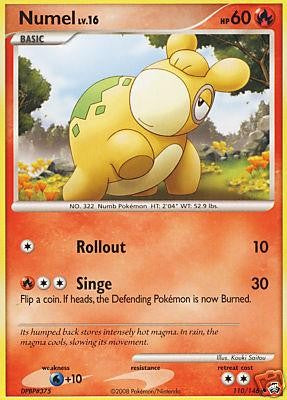 Pokemon Legends Awakened Common Card - Numel 110/146
