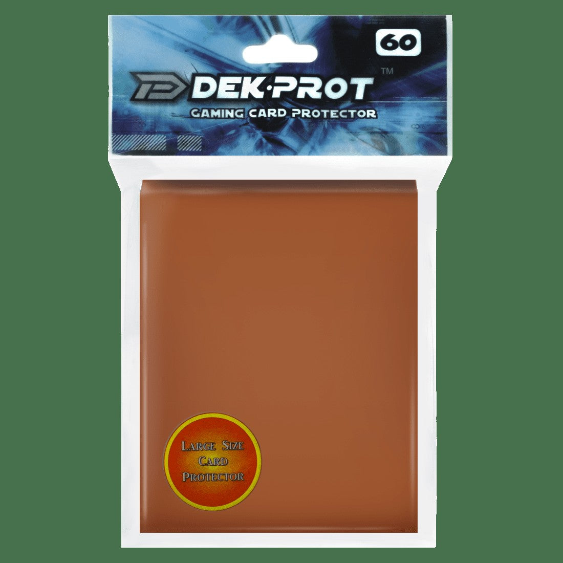 Dek Prot Standard Sized Card Sleeves - Mocha Brown (60 Card Sleeves)