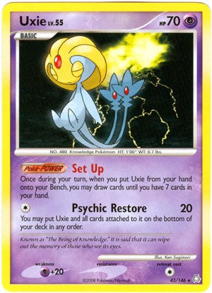 Pokemon Legends Awakened Rare Card - Uxie 43/146