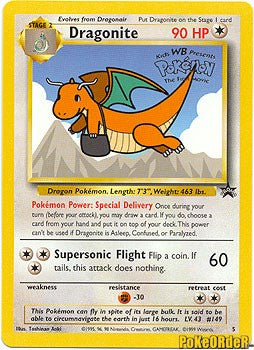 Pokemon Promo Card - Dragonite