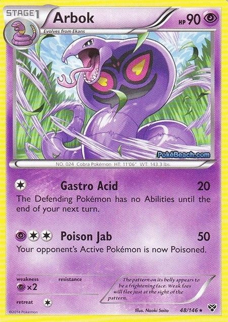 Arbok 48/146 - Pokemon XY Rare Card