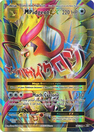 M Pidgeot EX 105/108 Full Art - Pokemon XY Evolutions Single Card