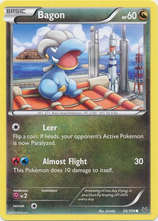 Bagon 55/108 Common - Pokemon XY Roaring Skies Card
