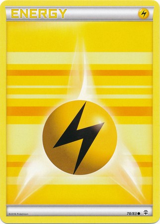 Lightning Energy 78/83 Common - Pokemon Generations Card