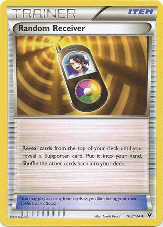 Random Receiver 109/124 Uncommon - Pokemon XY Fates Collide Card
