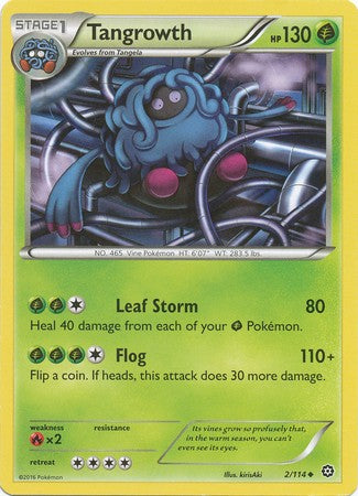 Tangrowth 2/114 Uncommon - Pokemon XY Steam Siege Card