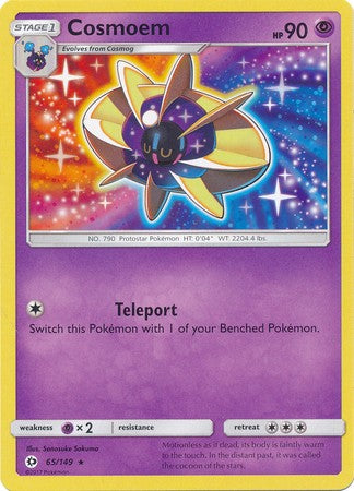 Cosmoem 65/149 Rare - Pokemon Sun & Moon Base Set Single Card