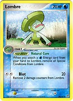 Pokemon EX Deoxys Uncommon Card - Lombre 34/107