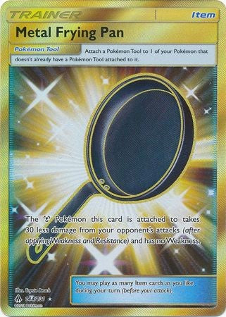 Metal Frying Pan 144/131 Secret Rare - Pokemon Sun & Moon Forbidden Light Card