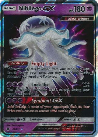 Nihilego GX 49/111 Ultra Rare - Pokemon Crimson Invasion Card