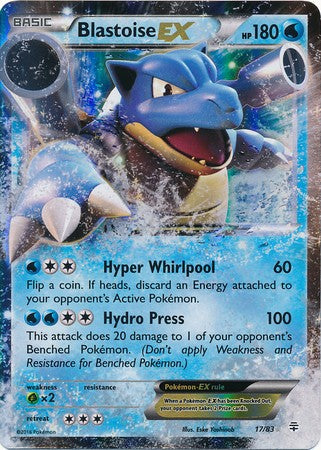 Blastoise EX 17/83 Ultra Rare - Pokemon Generations Card