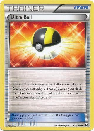 Pokemon Dark Explorers Uncommon Card - Ultra Ball 102/108