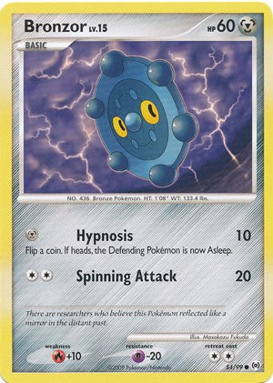 Pokemon Platinum Arceus Single Common Bronzor 54/99