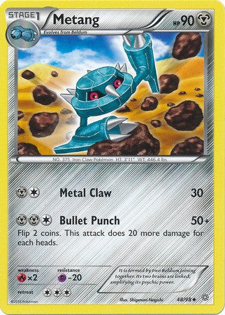 Metang 48/98 UNCOMMON - Pokemon XY Ancient Origins Card