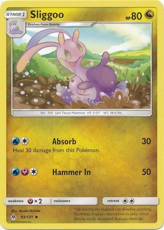 Sliggoo 93/131 Uncommon - Pokemon Sun & Moon Forbidden Light Card