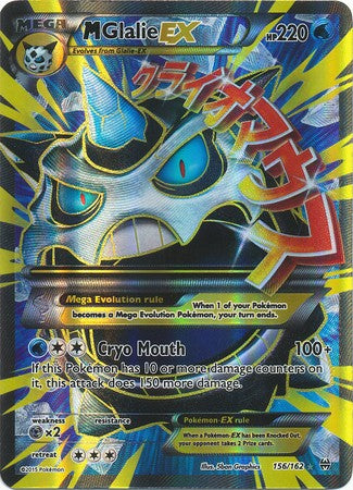 M Glalie EX 156/162 Full Art - Pokemon XY Break Through Card