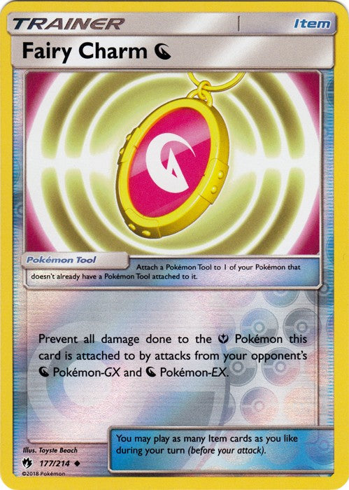 Fairy Charm N - 177/214 (Reverse Foil) Pokemon » SM Lost Thunder Uncommon
