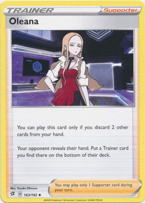 Oleana - 163/192 Pokemon » SWSH Rebel Clash Uncommon